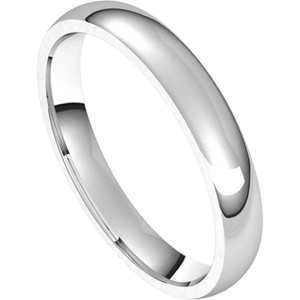 Men's Platinum 3mm band size 8.5