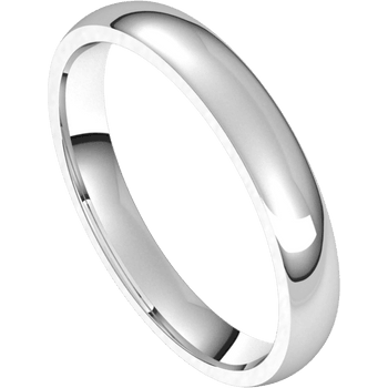 Men's Platinum 3mm band size 8.5