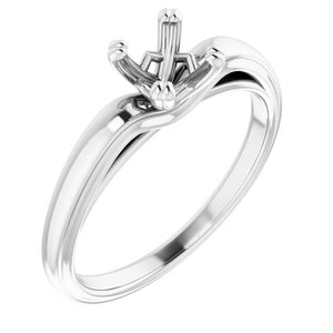 Ladies Swooped Engagement Ring Stuller 122278:227