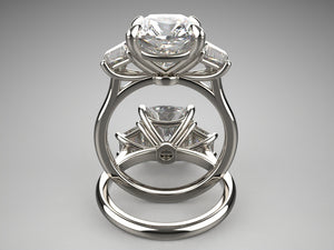 The Signature Trellis Trapezoid Engagement Ring