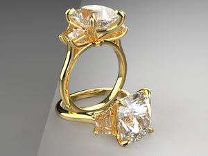 The Signature Trellis Trapezoid Engagement Ring