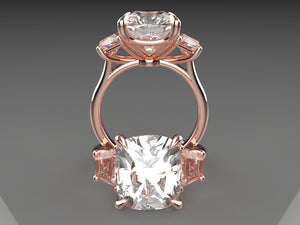 The Signature Trellis Trapezoid Engagement Ring