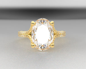 Laurel's Signature Split Shank Engagement Ring