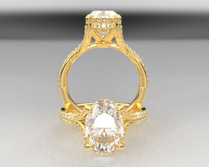 Laurel's Signature Split Shank Engagement Ring