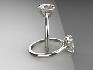 Michelle's Double Claw Basket Cathedral Solitaire