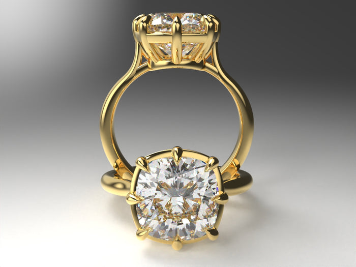 Kirsten's Signature Vintage Inspired Bezel Solitaire