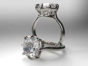 Kirsten's Signature Vintage Inspired Bezel Solitaire