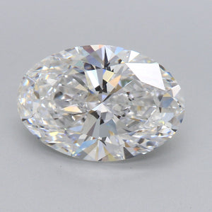 3.08ct E VVS1 GCAL 8x Cherry Picked Lab Grown Oval Brilliant Diamond