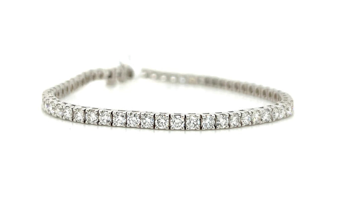 5.03cttw Colorless VS+ Ready to Go Lab Grown Diamond Bracelet 7" with safety lock