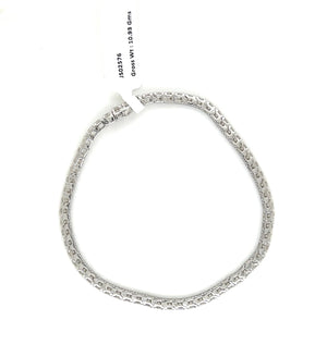 5.03cttw Colorless VS+ Ready to Go Lab Grown Diamond Bracelet 7" with safety lock