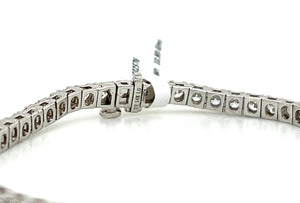 5.03cttw Colorless VS+ Ready to Go Lab Grown Diamond Bracelet 7" with safety lock