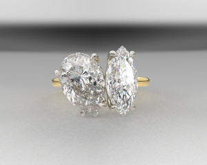 Annabelle's Signature 2 Stone Engagement Ring