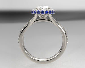 Lindsea's Signature Sapphire 3d halo